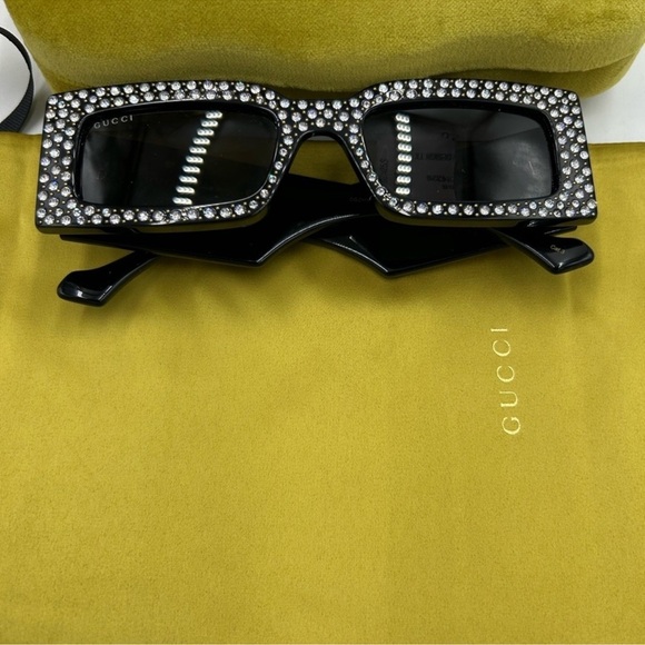Gucci generation 53MM rectangular sunglasses made in Italy NWT main image 7